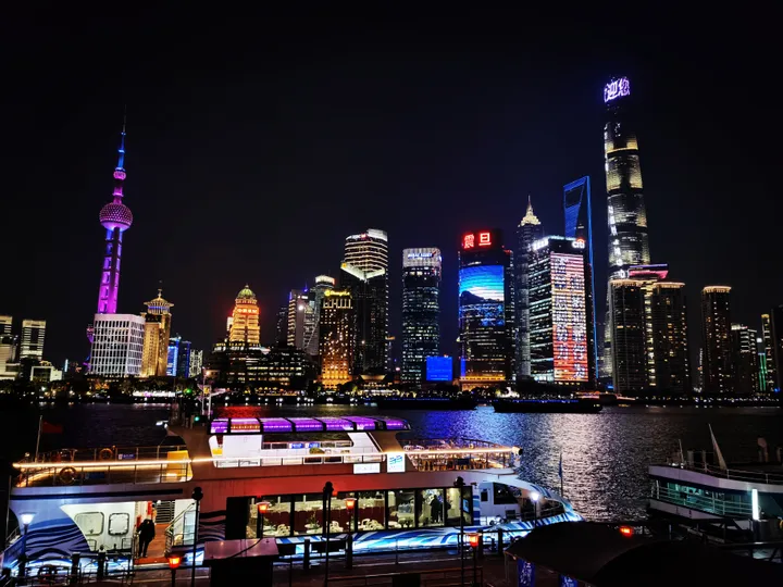 Shanghai skyline viewed from the Bund, China