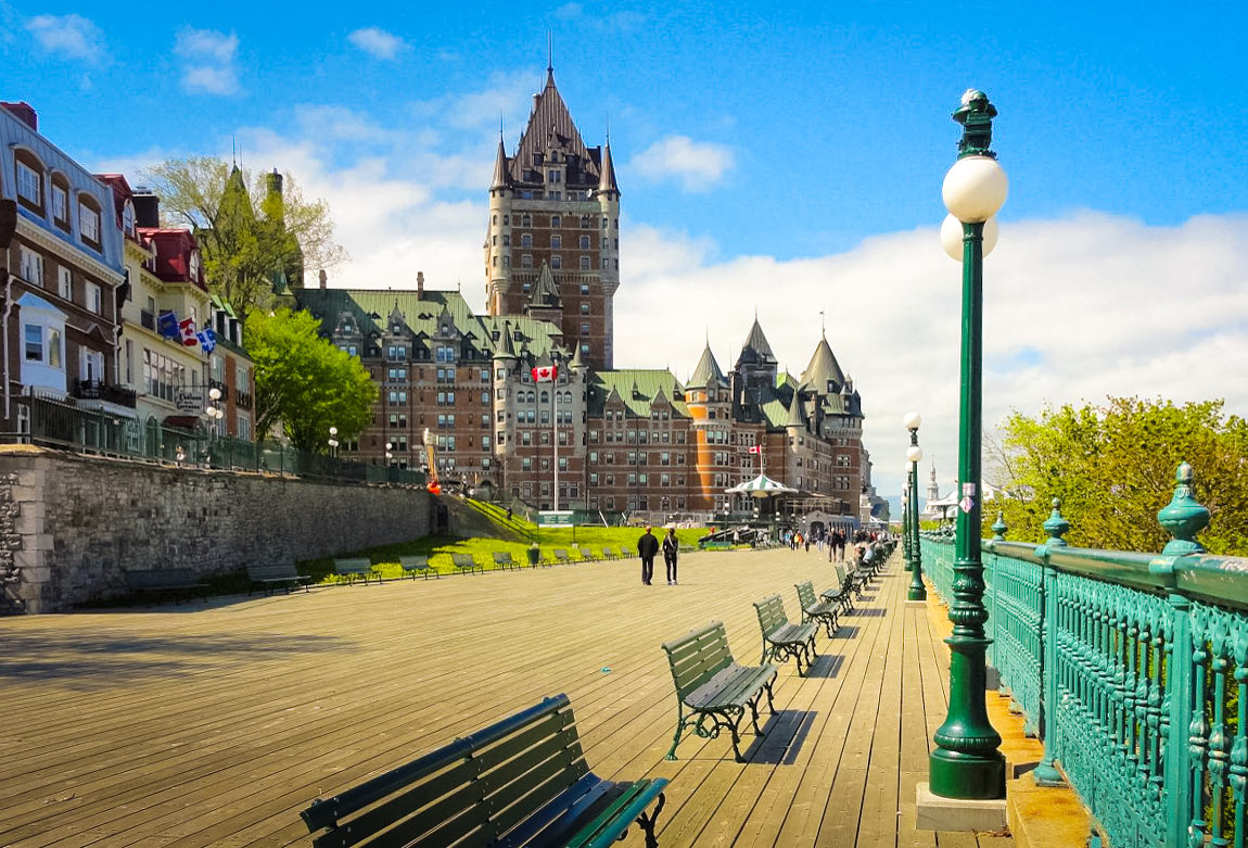 Dufferin Terrace Promenade - a week in Quebec Itinerary