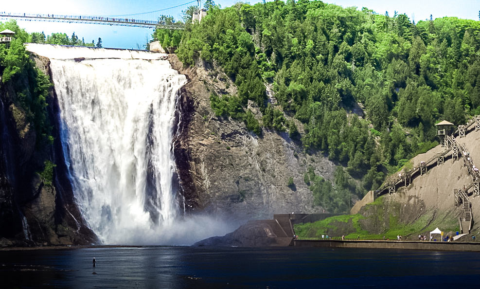 Montmorency Falls - a week in Quebec Itinerary