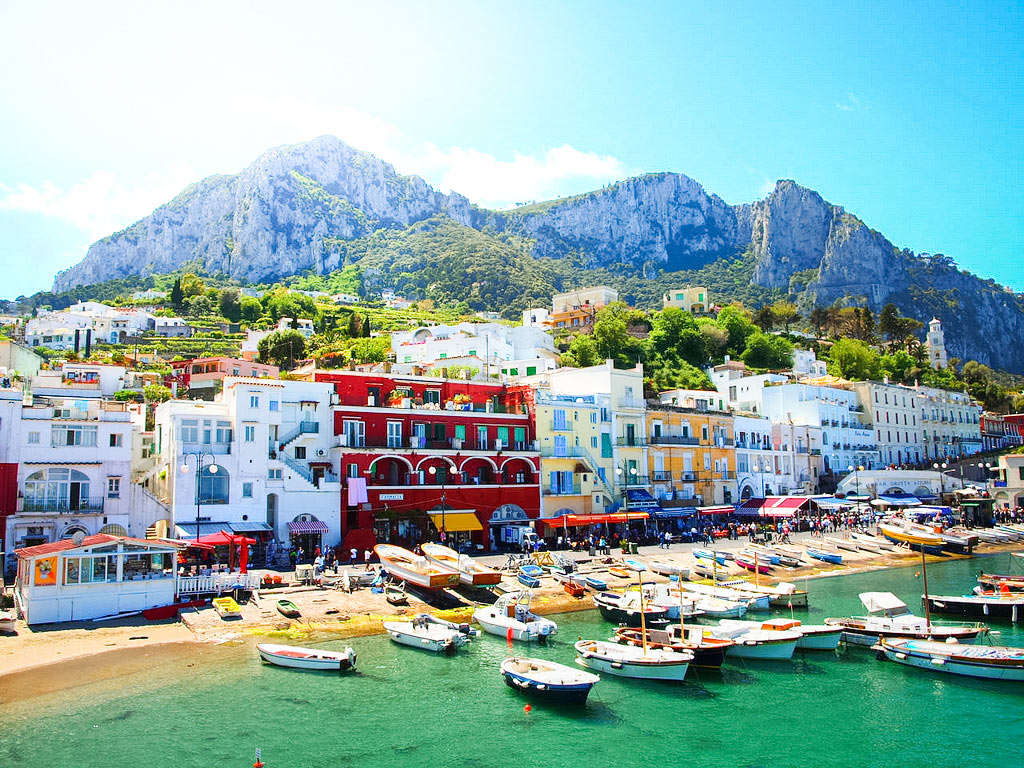 Capri - beautiful places in Italy