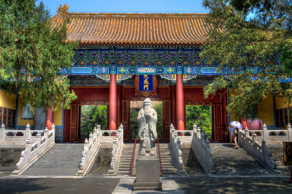 The confucius temple of Beijing