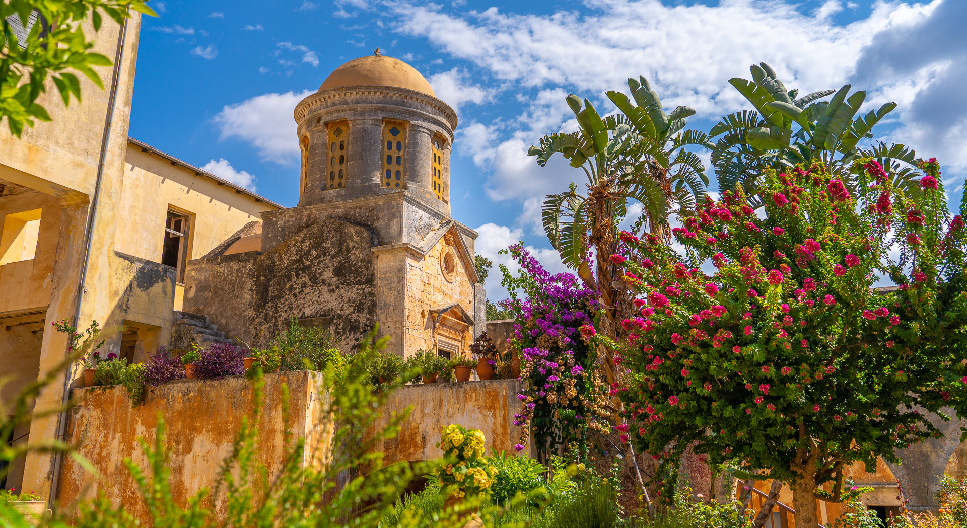 Monastery of Agia Triada - a week in Crete itinerary