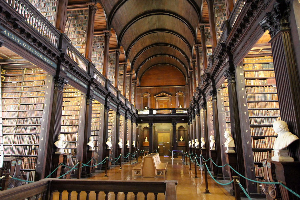 Old Library Book of Kells Dublin