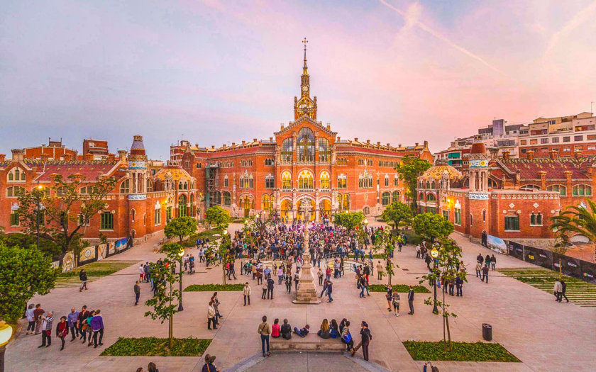 modernist center of sant pau