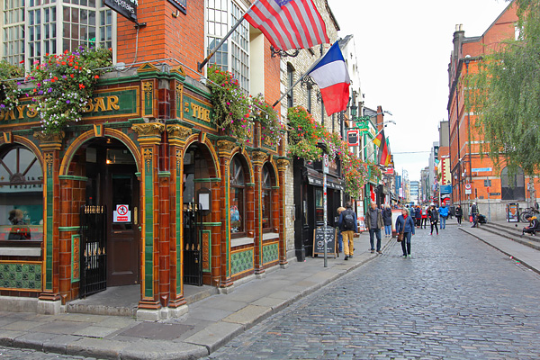 Temple Bar area Dublin