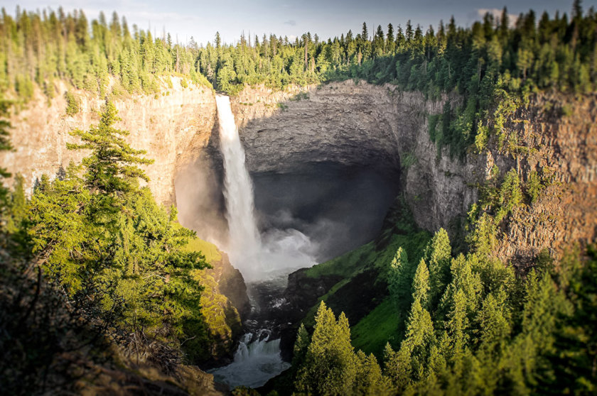 Helmcken Falls in Wells Gray Park - best things to do in Canada