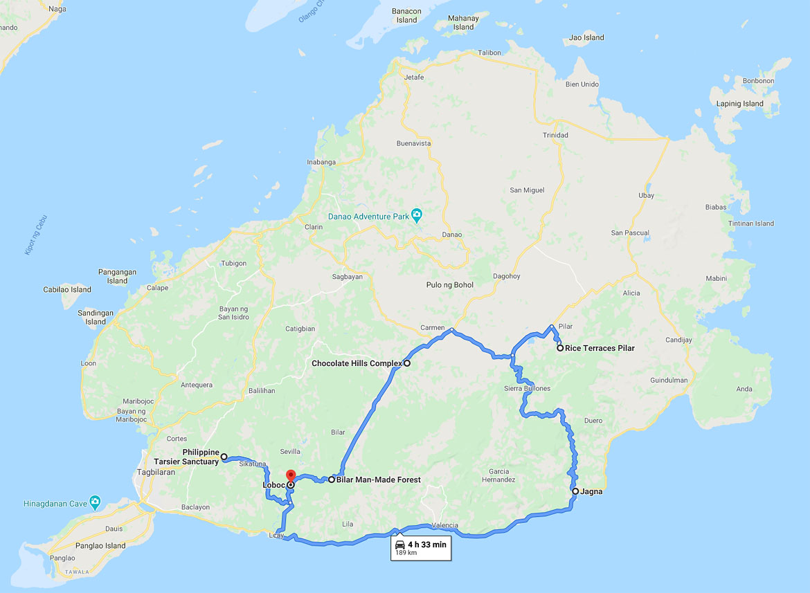 hocolate Hills Loop - 3 Day Bohol Itinerary - Philippines