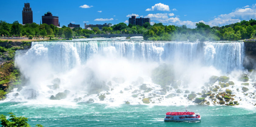 The Niagara falls