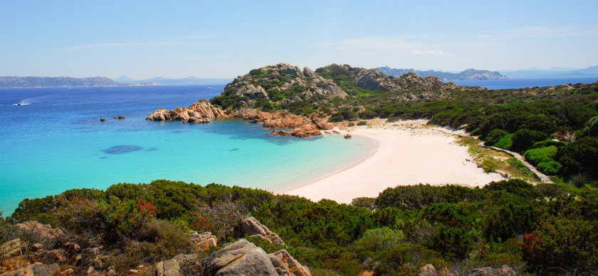 The famous spiaggia rosa, on Budelli Island - 3 days in Maddalena Archipelago - Maddalena things to do