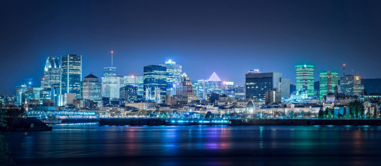 Montreal by Night from Jean Drapeau Park - best things to do in Montreal - 3 day itinerary