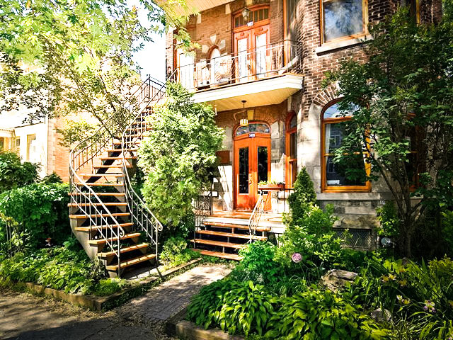 Typical Plateau Mont-Royal house - best things to do in Montreal - 3 day itinerary