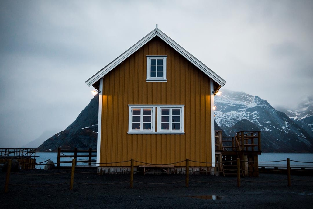 Yellow-house-of-Sakrisoy - best things to do in Lofoten Islands