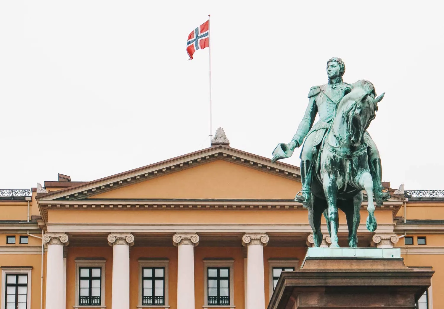 The Royal Palace in Oslo, Norway
