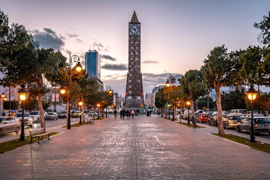 Avenue Habib Bourguiba, Tunisia itinerary 7 days
