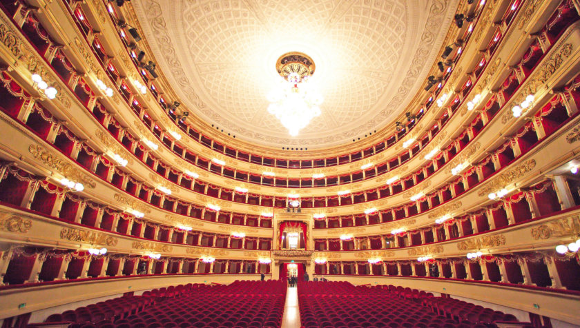 La Scala, the opera house in Milan