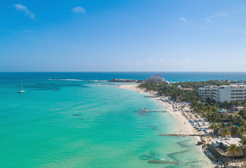 Part of Playa Norte at Isla Mujeres