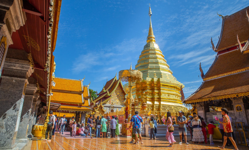Doi Suthep temple in Chiang Mai, Thailand 2 weeks