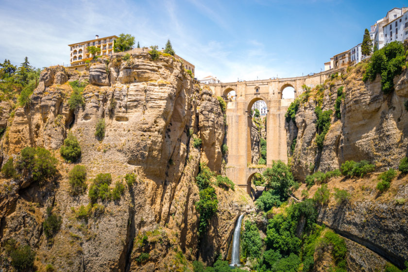 The white village of Ronda, Andalucia itinerary