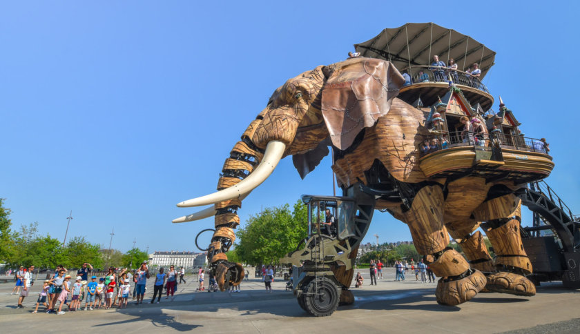 The giant mechanical elephant of Machine Island
