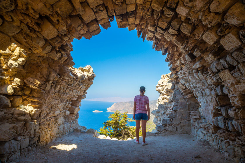 The castle of Monolithos, Greece itinerary