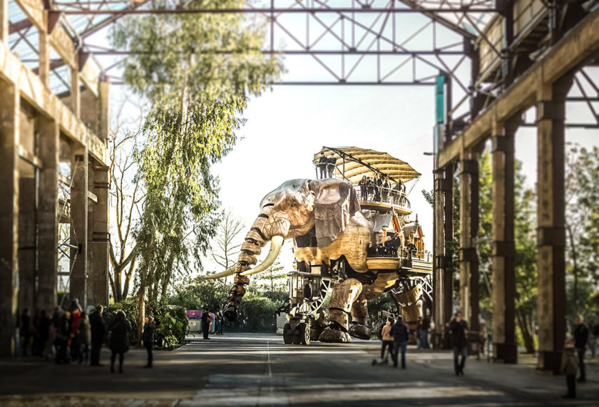 The Machine gallery, in Nantes