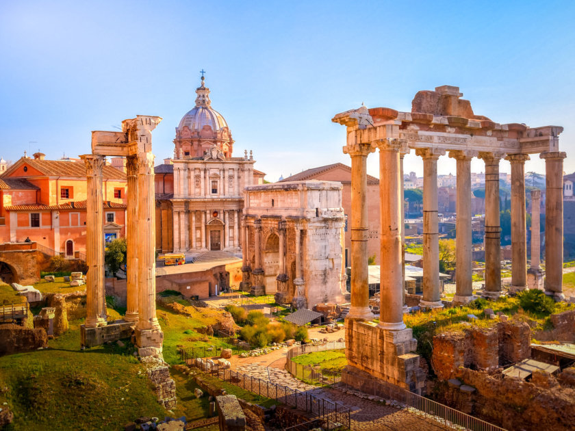 The Roman Forum, Rome itinerary