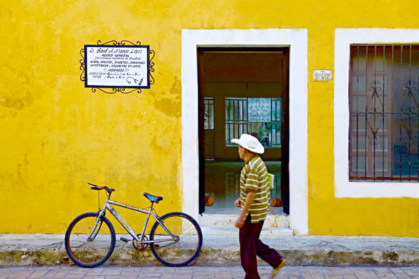 the yellow streets of Izamal