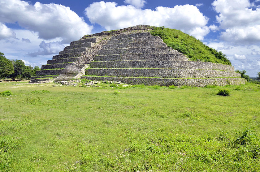 The pyramid of Kinich Kakmo in Izamal