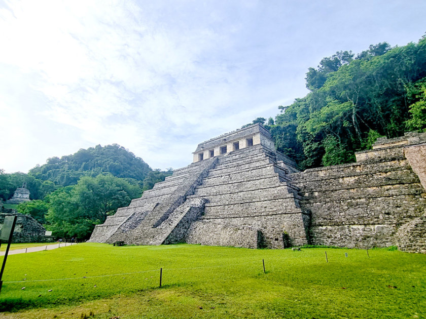 The Temple of Inscriptions, the main temple of Palenque