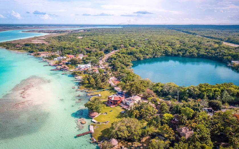 The Blue Cenote of Bacalar
