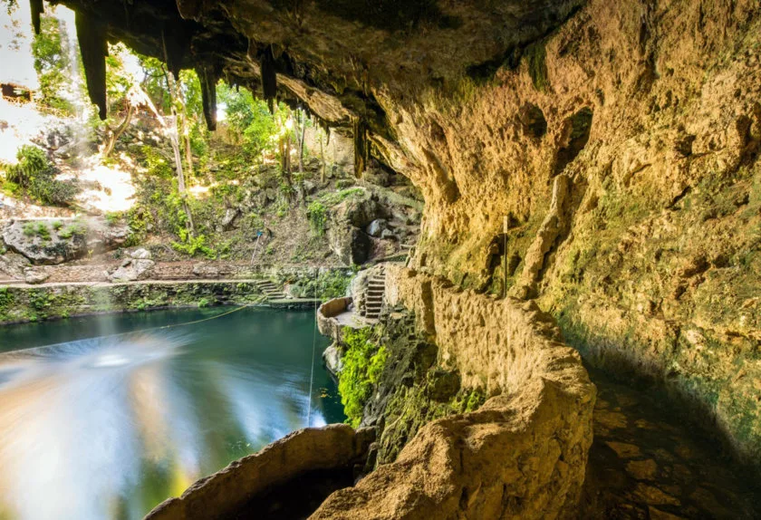 Cenote Zaci in Valladolid. Photo: Cenote Zaci page.