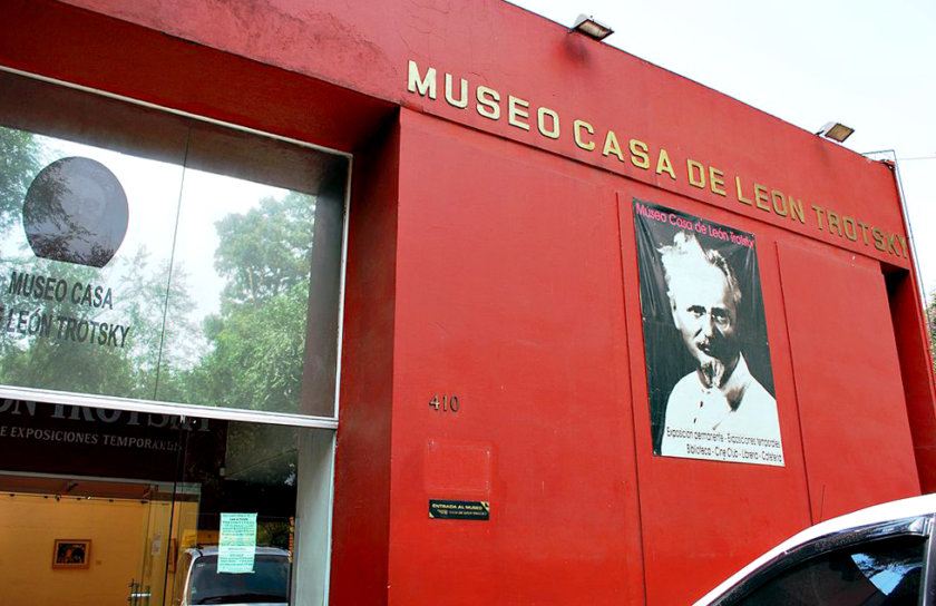 Facade of the Trotsky Museum in Coyoacan. Photo Thelma Datter