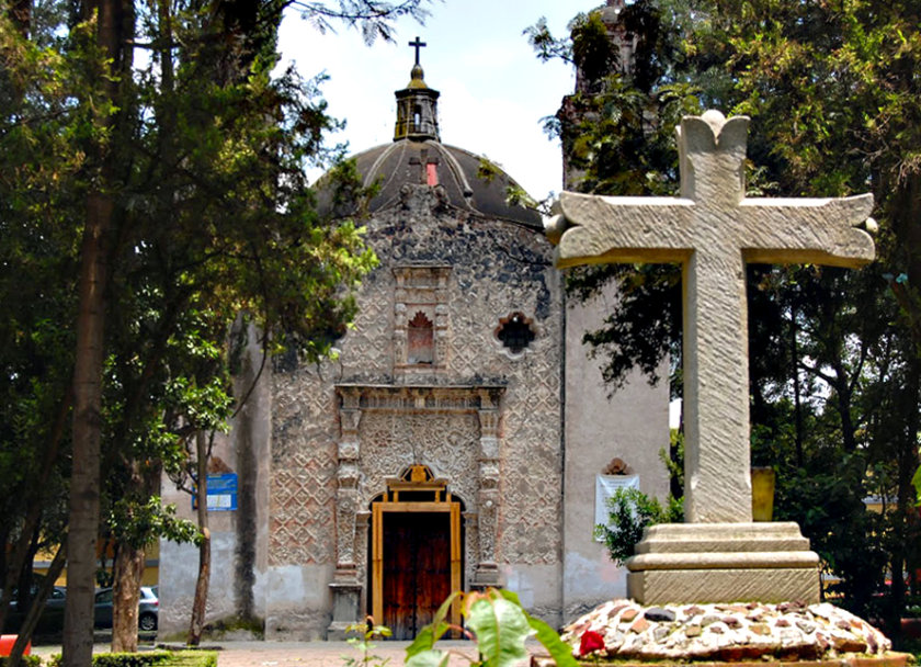 L'église de la Conchita in Coyoacan. Photo Downtown Coyoacan