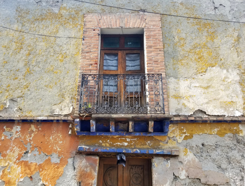 One of the old houses of Coyoacan